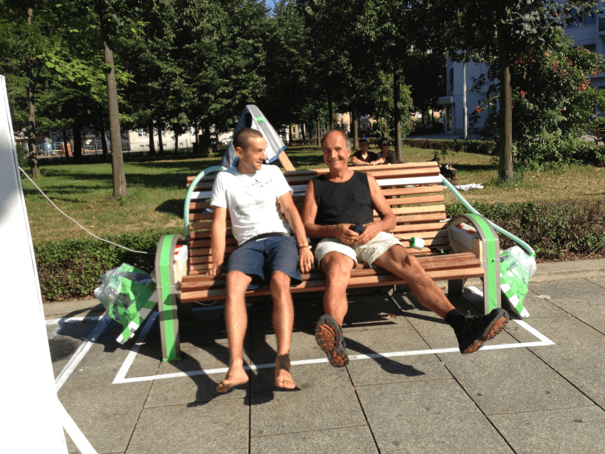 damaged shuttle on the right